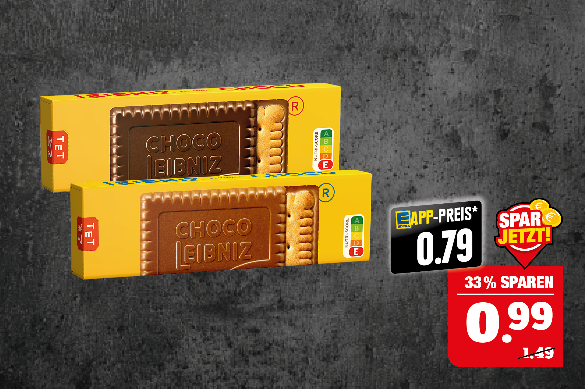Leibniz‍ ‍Choco Keks – verschiedene Sorten;‍ ‍1‍125 g Packung‍; ‍1 kg = 7,92; Niedrigster Gesamtpreis der letzten 30 Tage = 1,49.