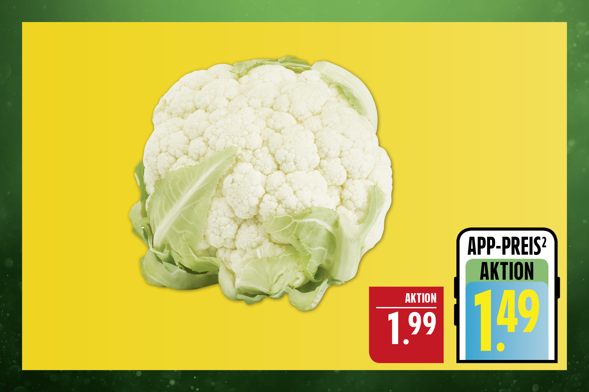 Blumenkohl aus Italien / Frankreich. Kl. 1, Stück. Blumenkohl aus Italien / Frankreich. Kl. 1, Stück.