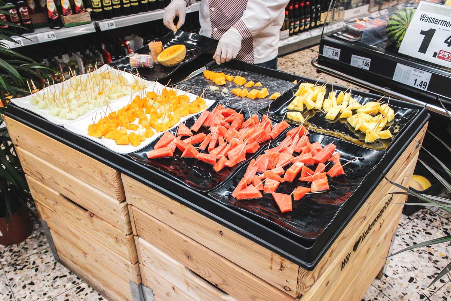 Verpassen Sie nicht unsere fruchtig frischen Obstverkostungen.