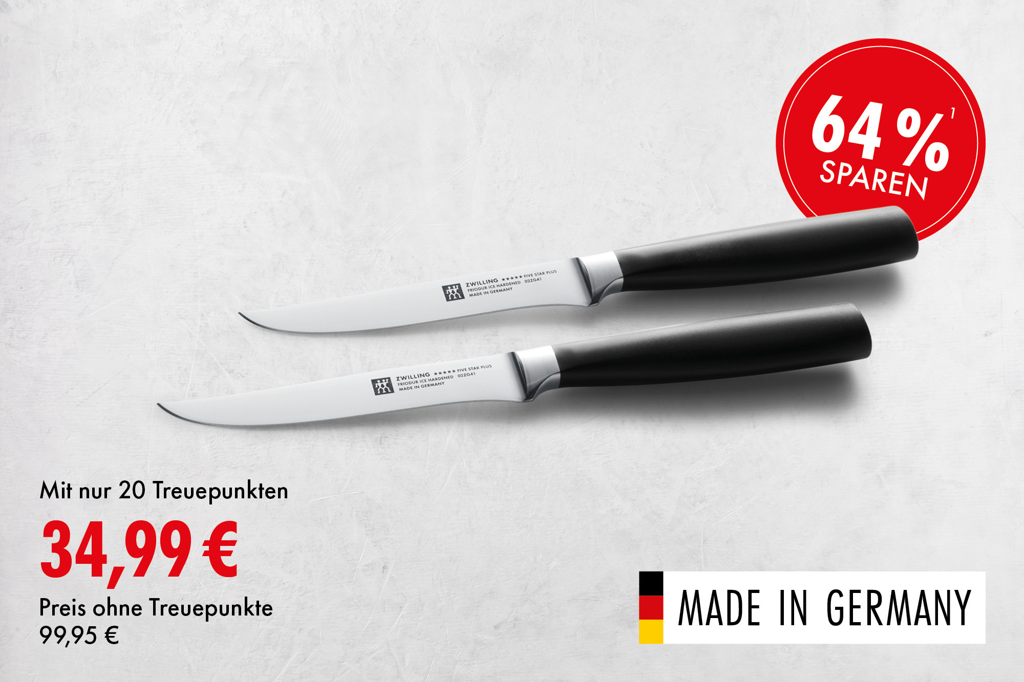 Steakmesser, 2-teilig (120 mm): SIGMAFORGE® Messer - aus einem Stück präzisionsgeschmiedet.