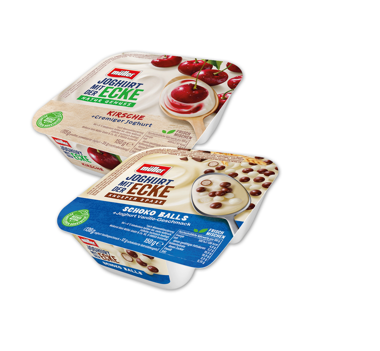 müller‍ ‍Joghurt mit der Ecke