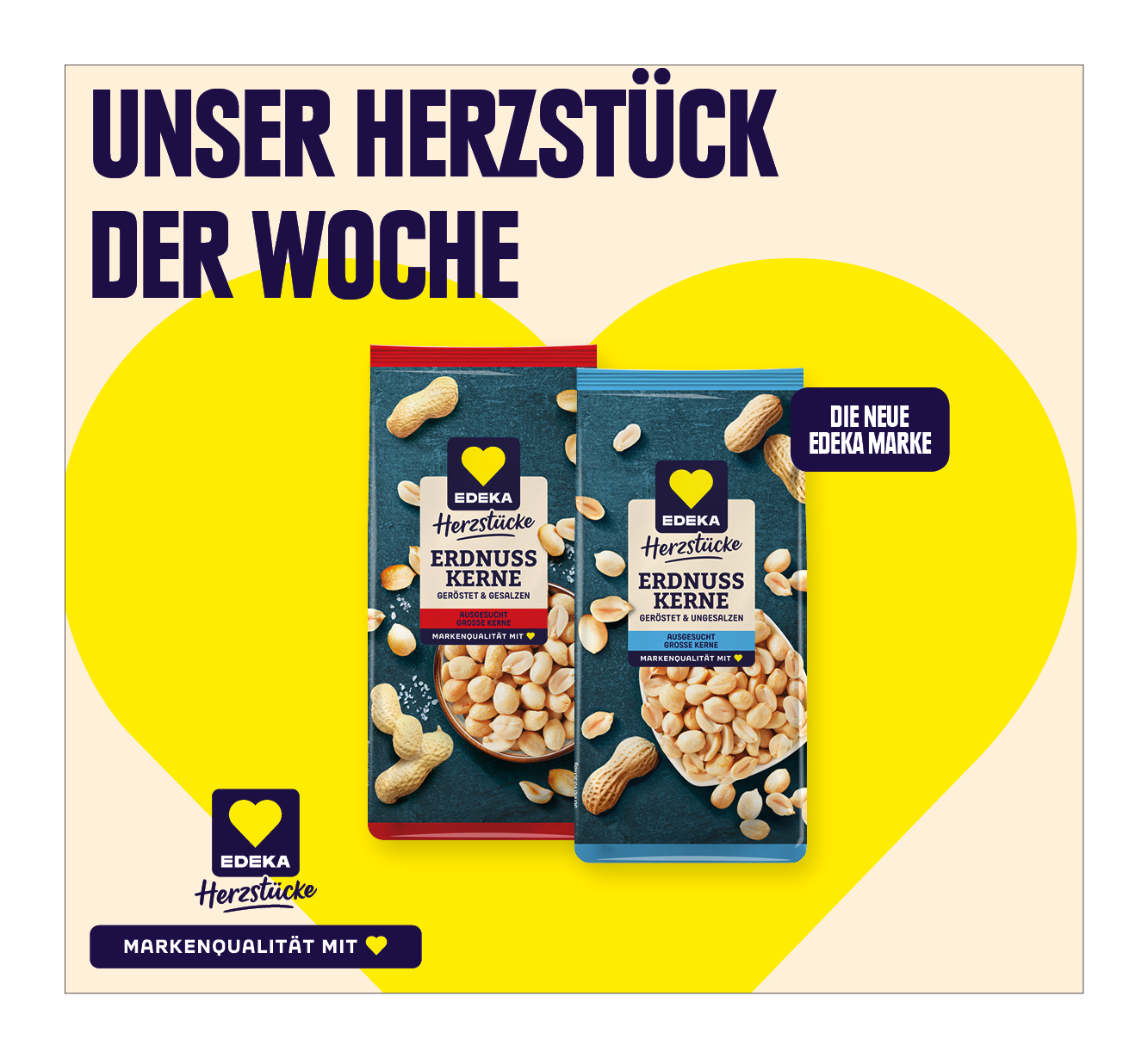 EDEKA Herzstücke Erdnuss Kerne
