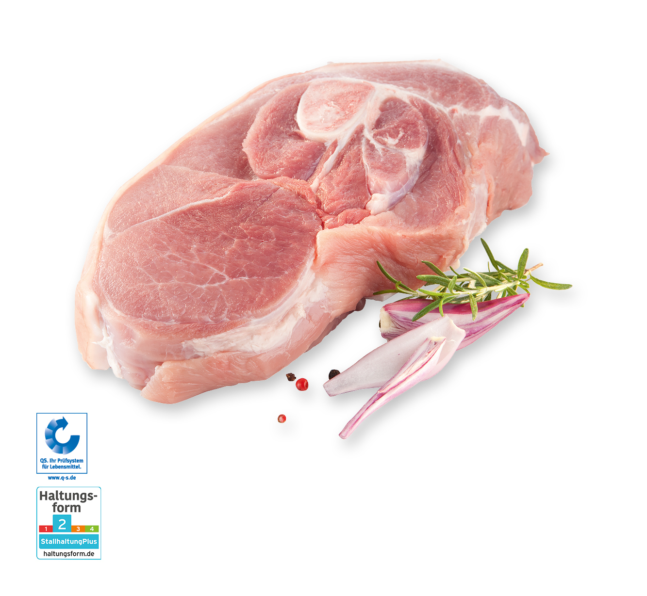 ‍‍Schweineschulterstücke