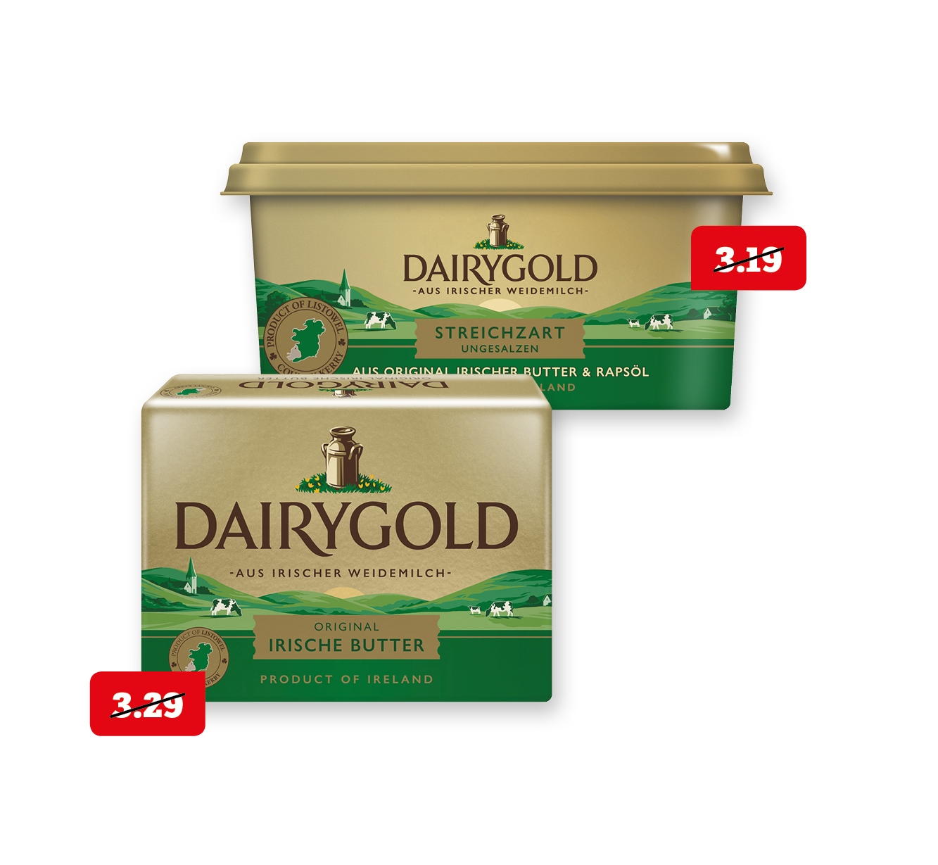 Dairygold‍ ‍Original Irische Butter oder ‍‍Streichzart