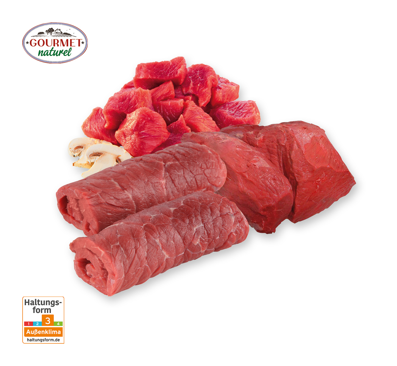 ‍‍Französische Rinderrouladen, ‍‍-schmorbraten oder ‍‍bratengulasch