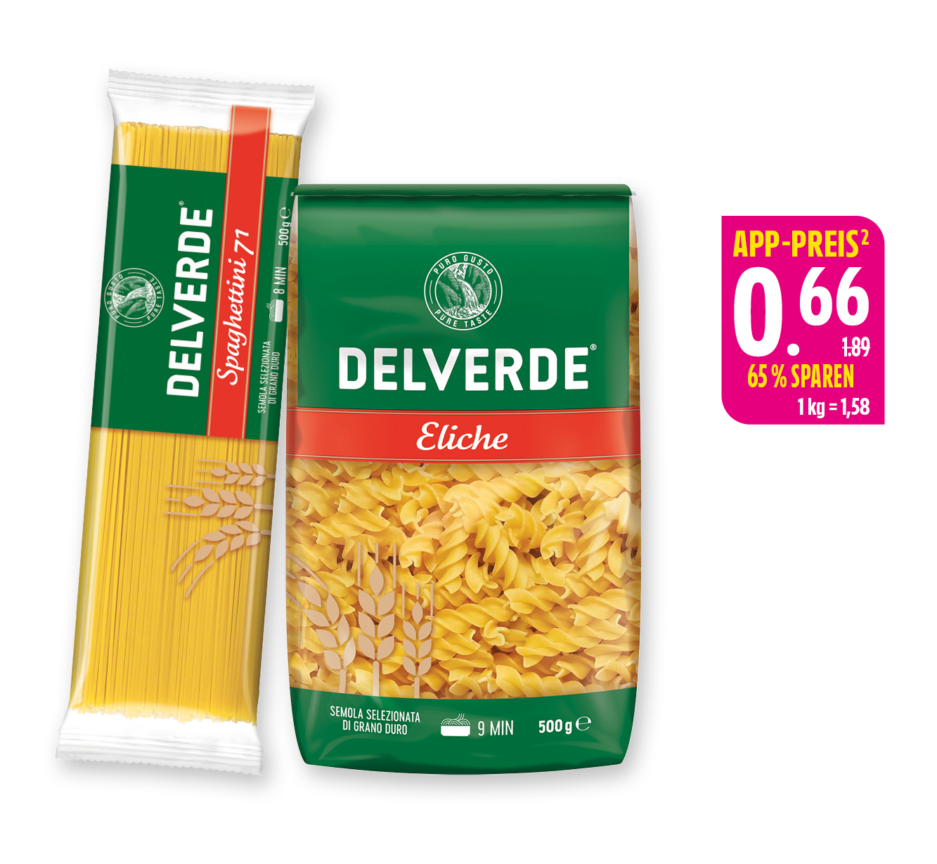 Delverde⁣ ⁣Classica italienische Pasta oder Integrale