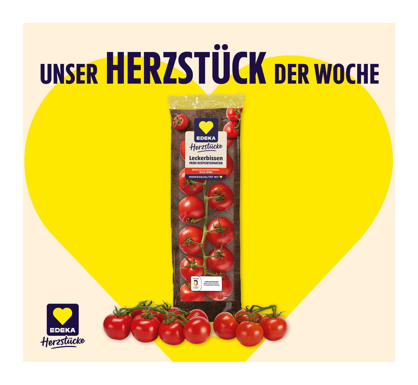 EDEKA Herzstücke<br />
Mini Rispentomaten