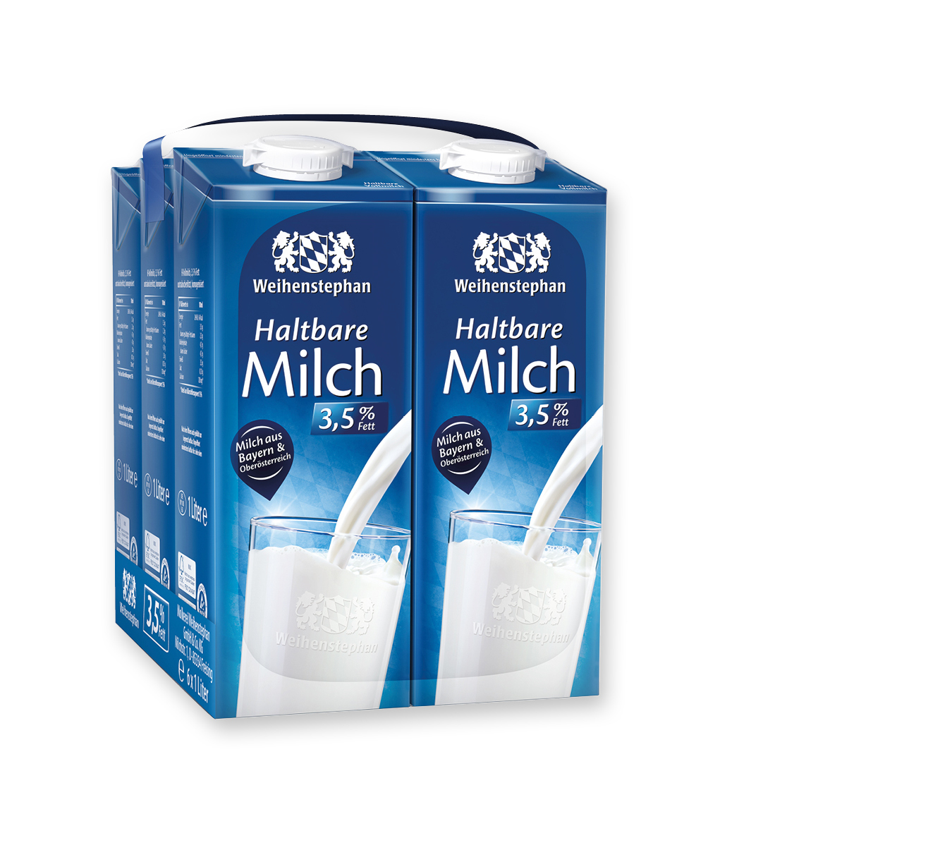 6 Packungen Weihenstephan‍ ‍Haltbare Milch‍‍‍‍