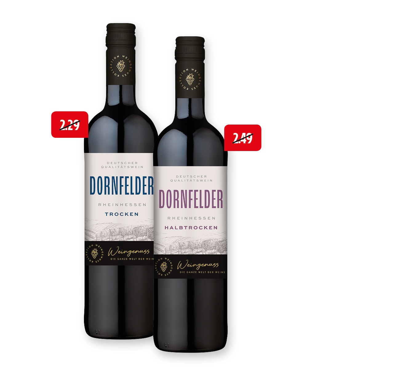 Weingenuss<br />
‍Dornfelder Rotwein