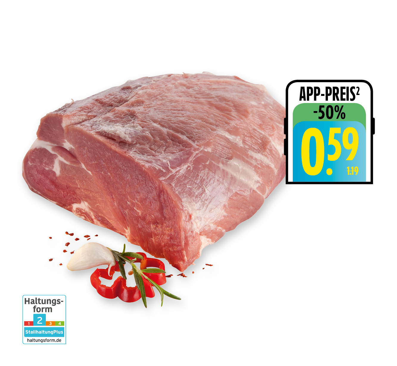 ‍‍Schweinekamm/-nackenbraten