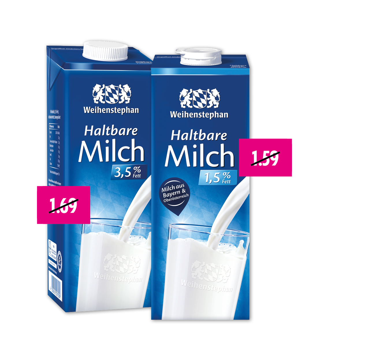 Weihenstephan<br />
‍Haltbare Milch‍‍‍‍