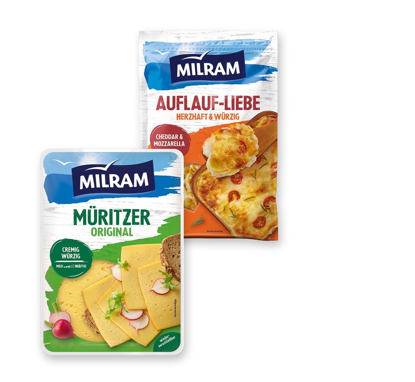 Milram<br />
‍Käse oder Reibekäse