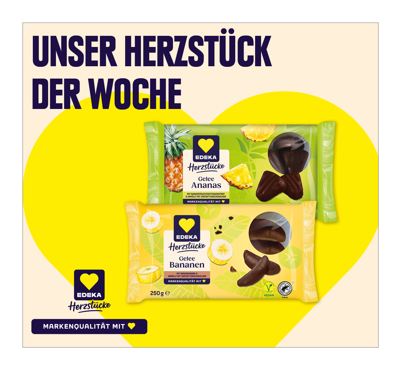 EDEKA Herzstücke<br />
‍Gelee Früchte