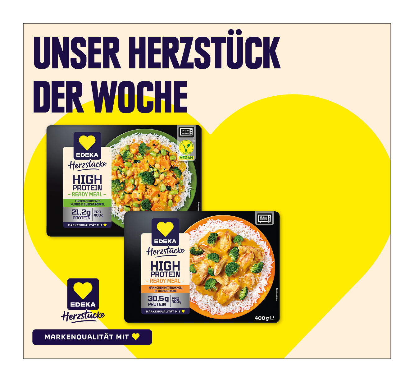 EDEKA Herzstücke<br />
‍High Protein Ready Meal‍‍‍‍