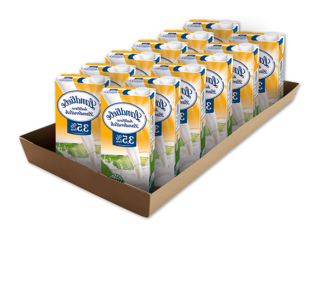 12 Packungen Landliebe<br />
‍haltbare Landmilch‍‍‍‍