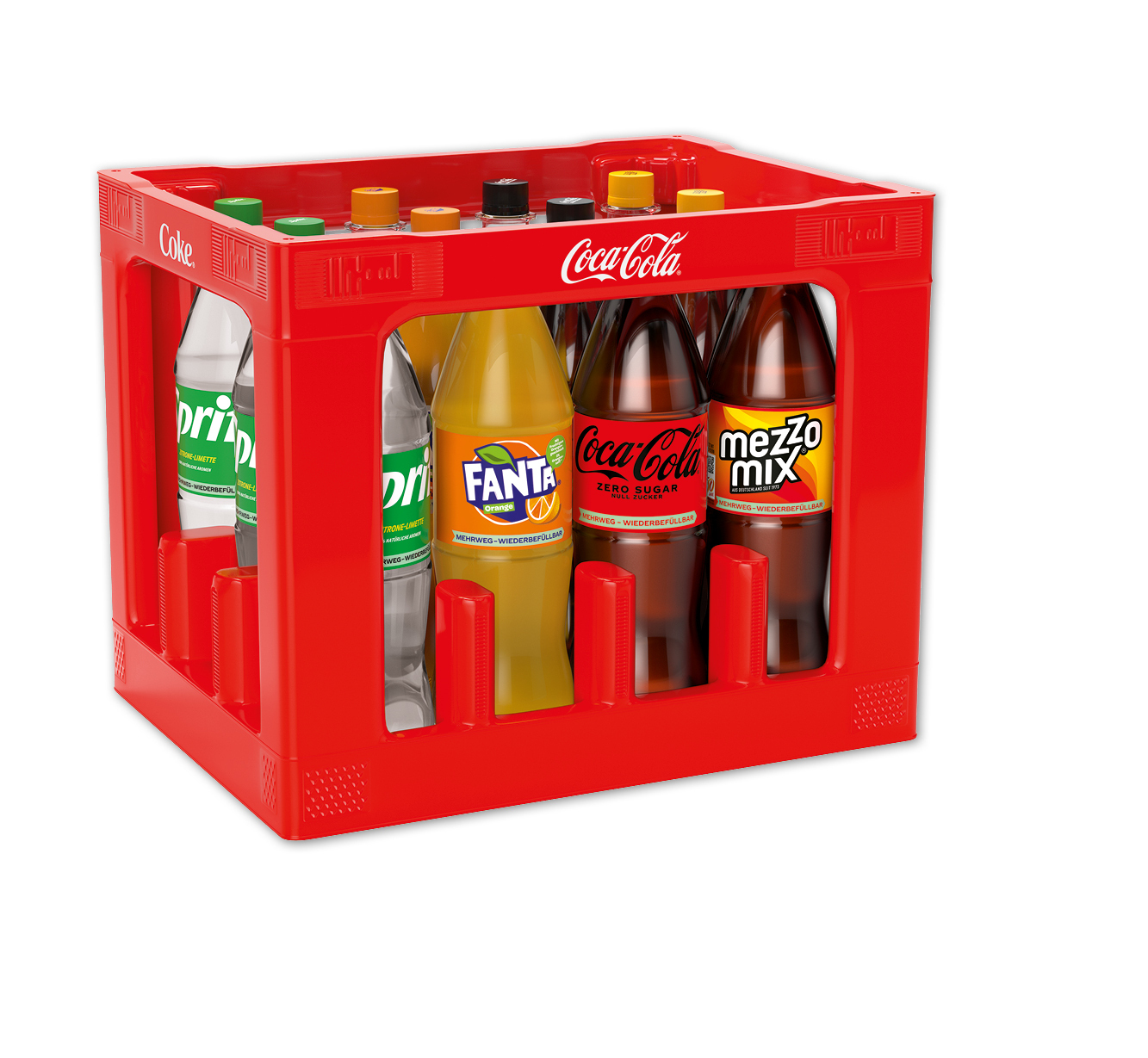Coca-Cola*, Mezzo Mix*,<br />
Fanta, Sprite oder Lift‍ ‍‍