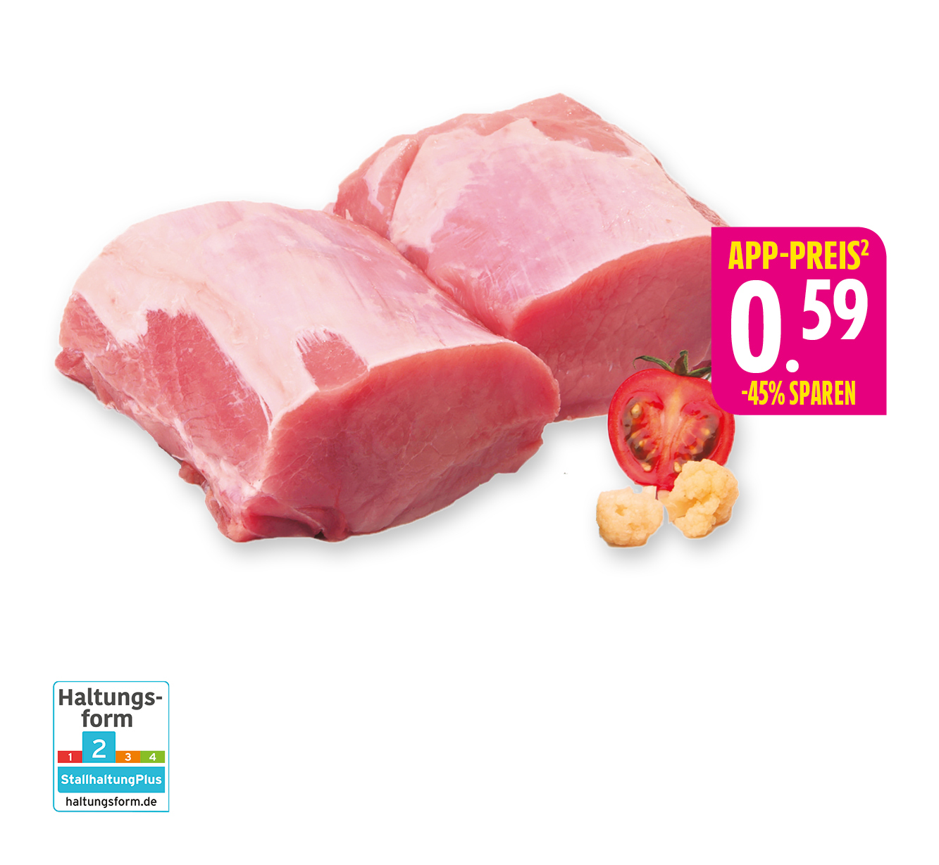 ‍‍Schweinerücken