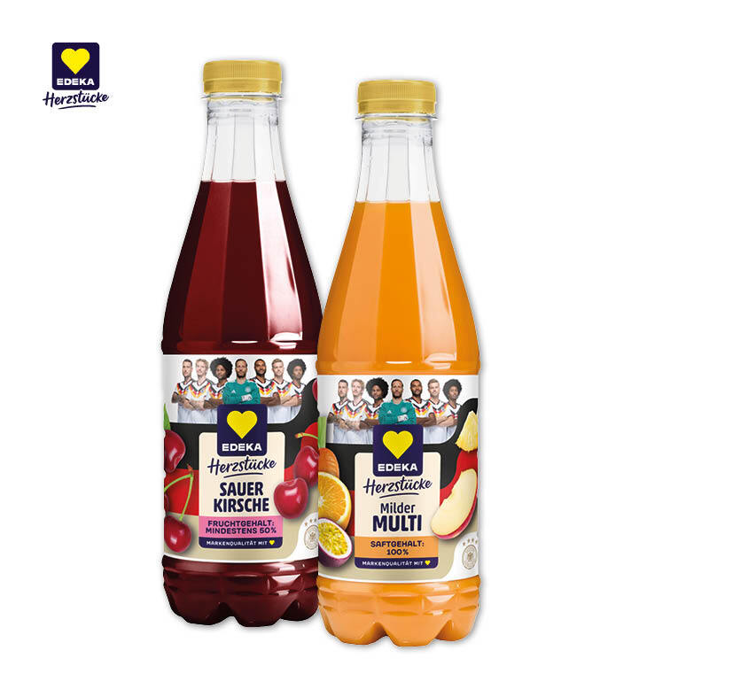EDEKA Herzstücke <br />
Saft, Nektar oder Fruchtsaftgetränk