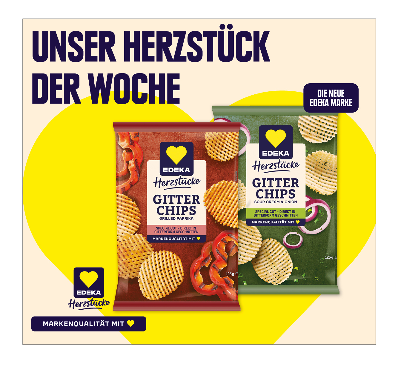 EDEKA Herzstücke‍ ‍Gitterchips