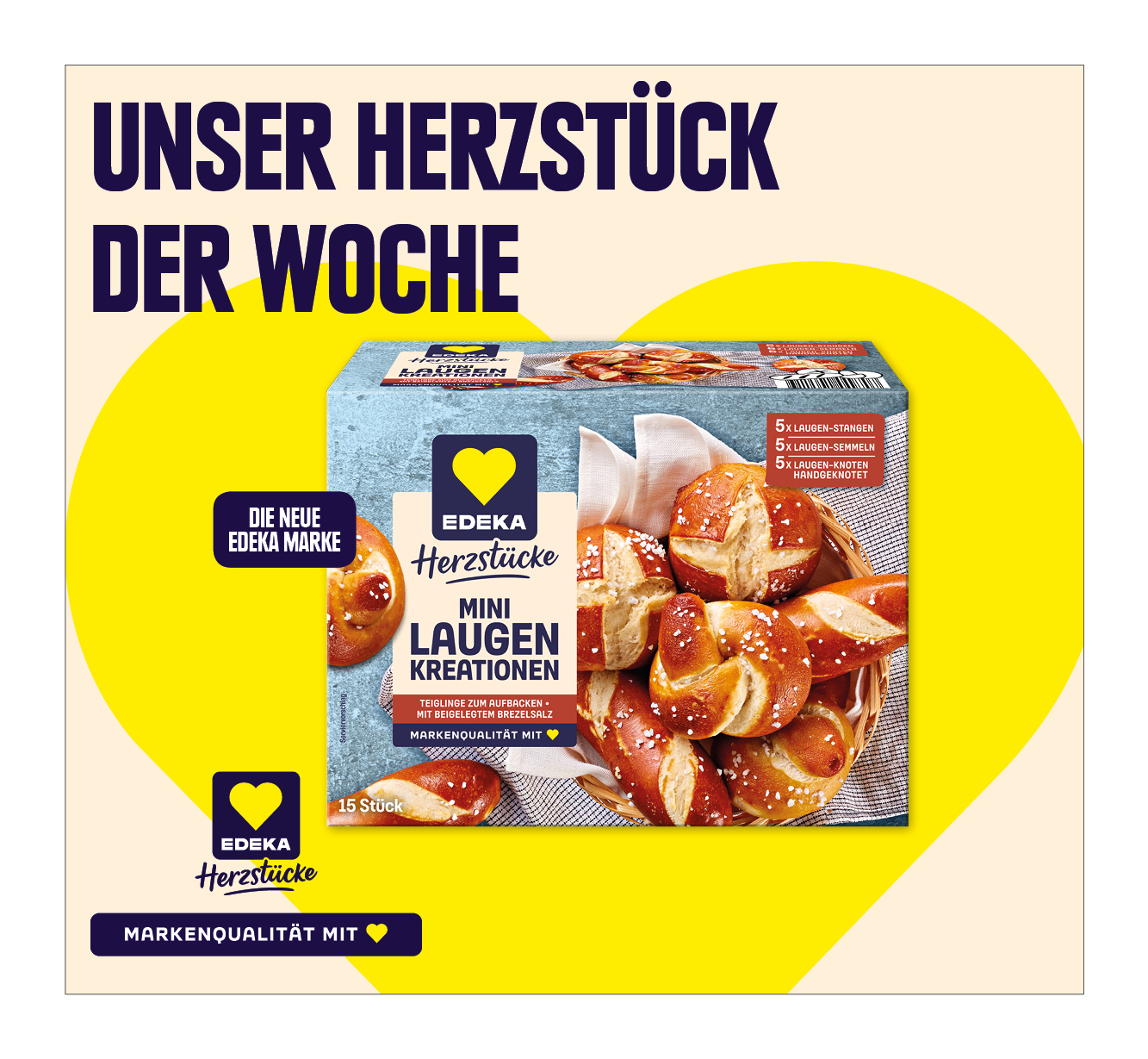 EDEKA Herzstücke Mini Laugen Kreationen