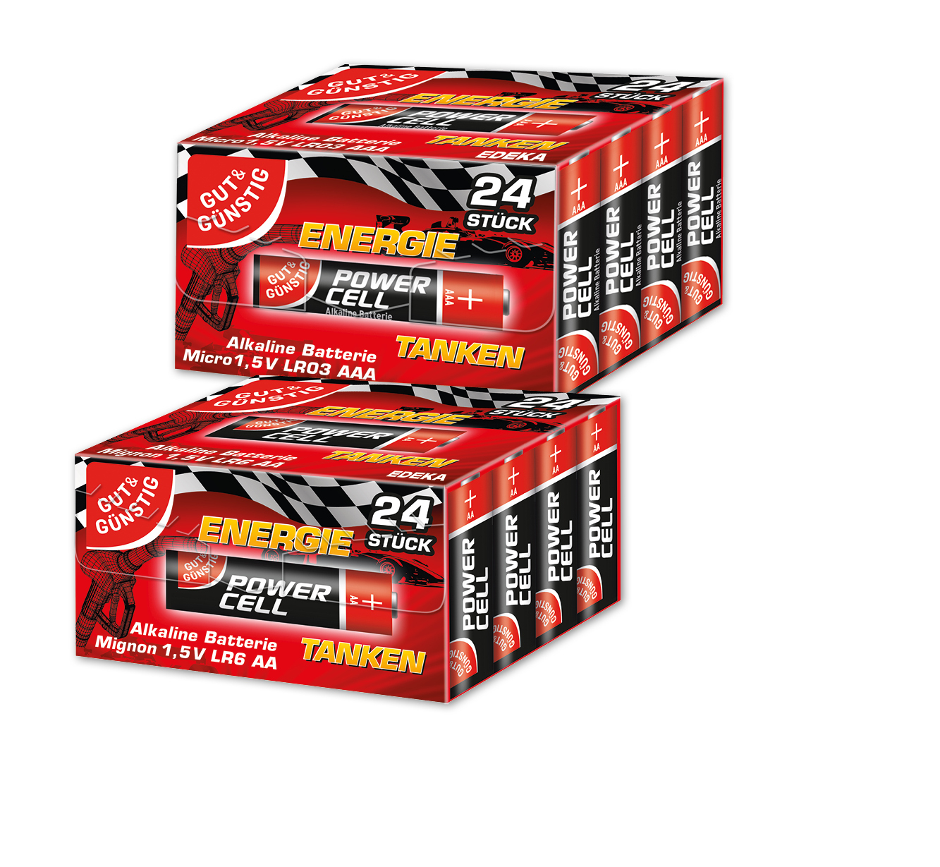 Gut & Günstig Alkaline-Batterien