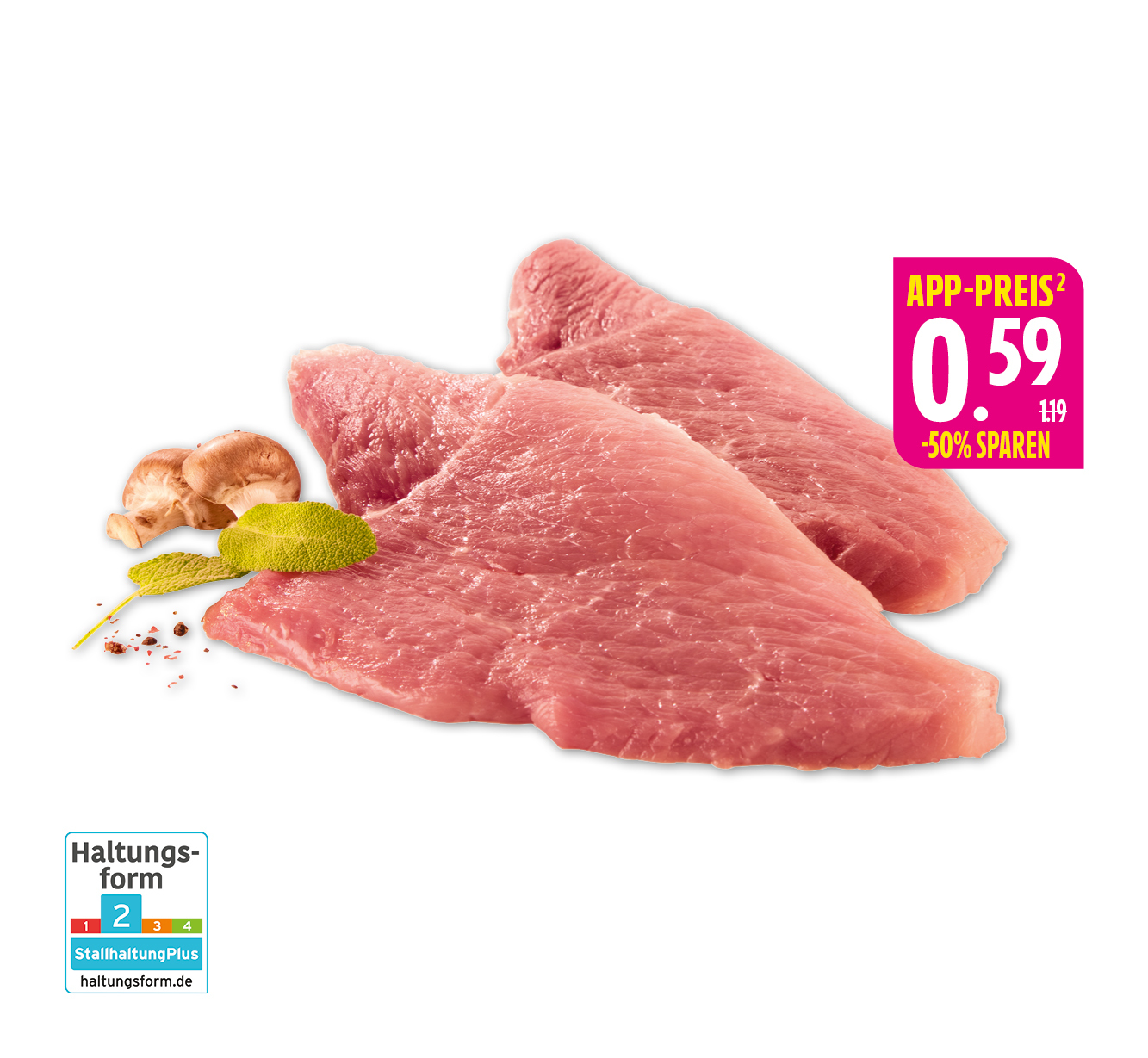 ⁣⁣Schweineschnitzel
