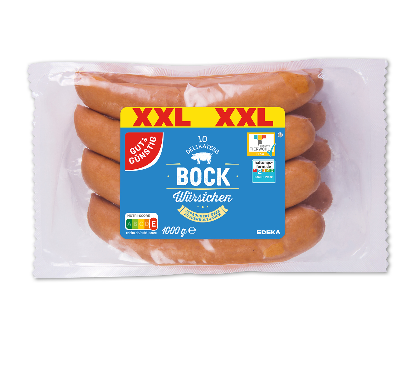 Gut & Günstig<br />
Delikatess Bock Würstchen
