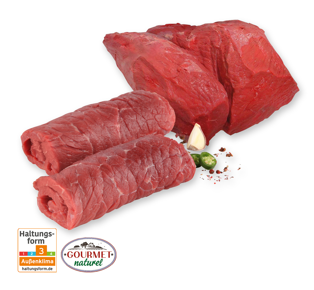 ‍‍Französische Rinderrouladen <br />
oder ‍‍Schmorbraten