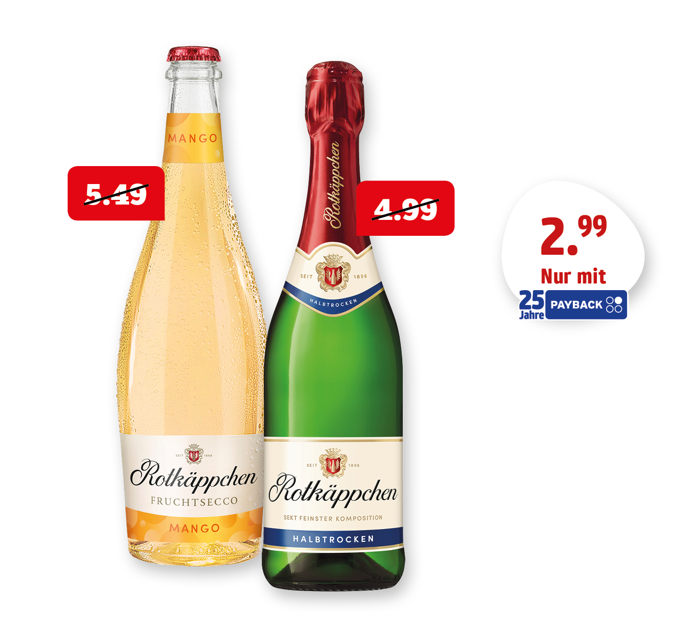 Rotkäppchen Sekt, Fruchtsecco oder Alkoholfrei
