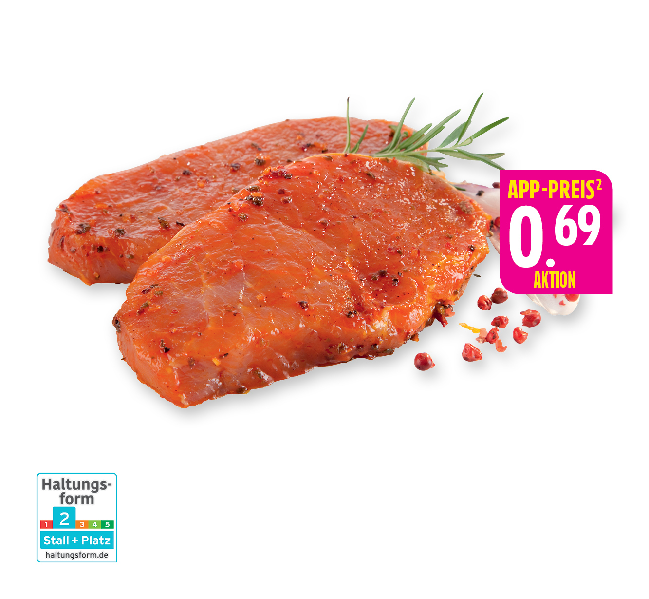 Schweinerückensteaks