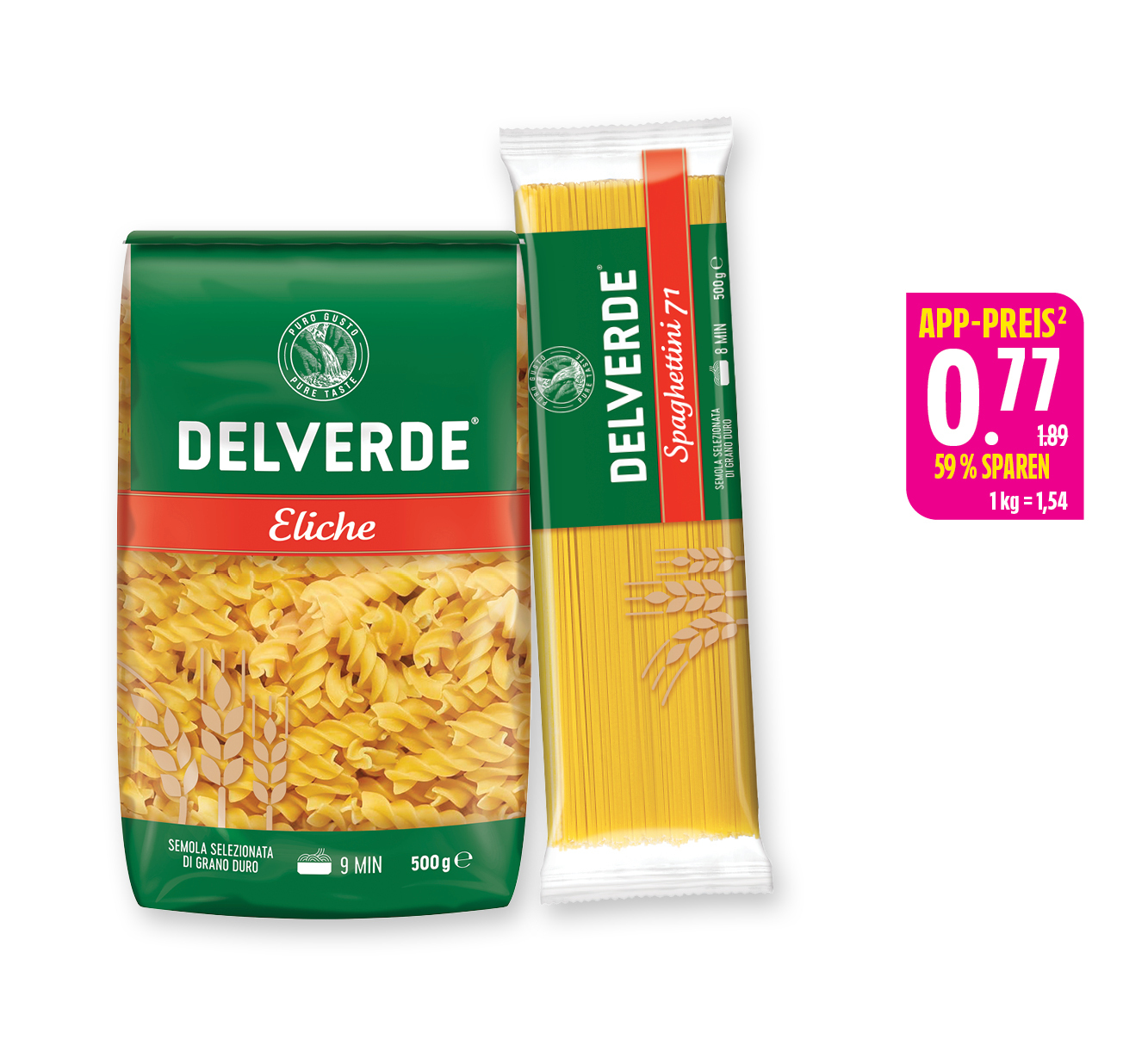 Delverde⁣ ⁣Classica italienische Pasta oder Integrale