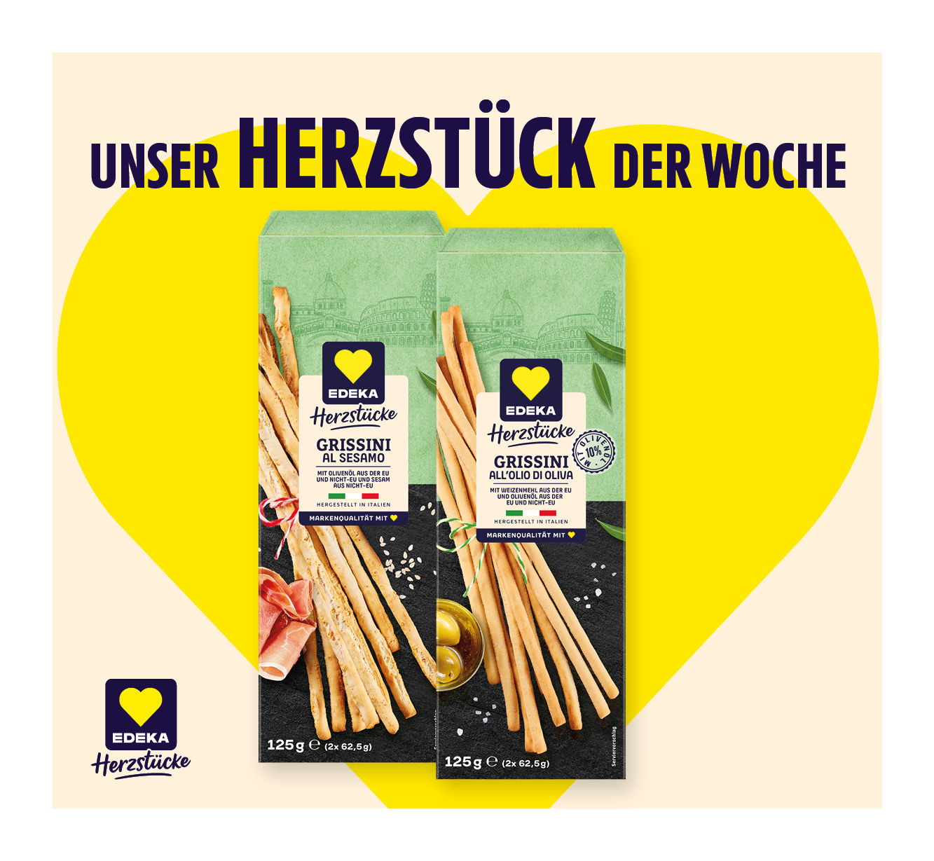 EDEKA Herzstücke<br />
⁣Grissini