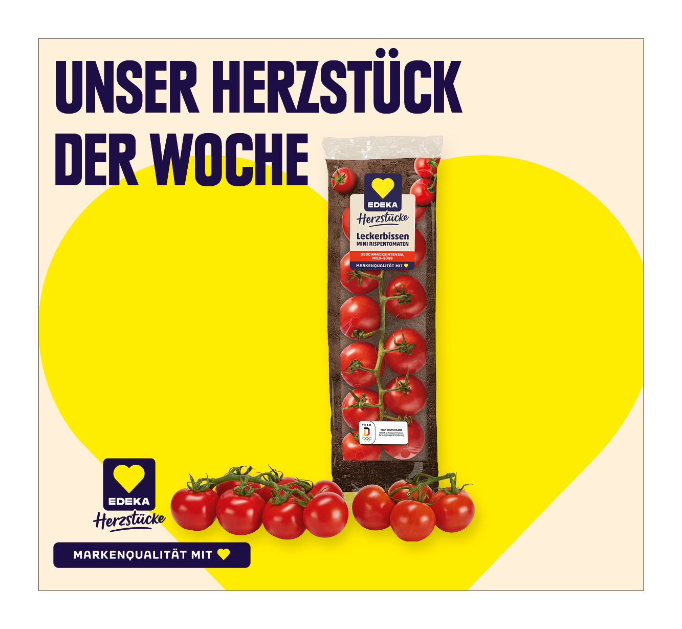 EDEKA Herzstücke‍ ‍<br />
Mini Rispentomaten