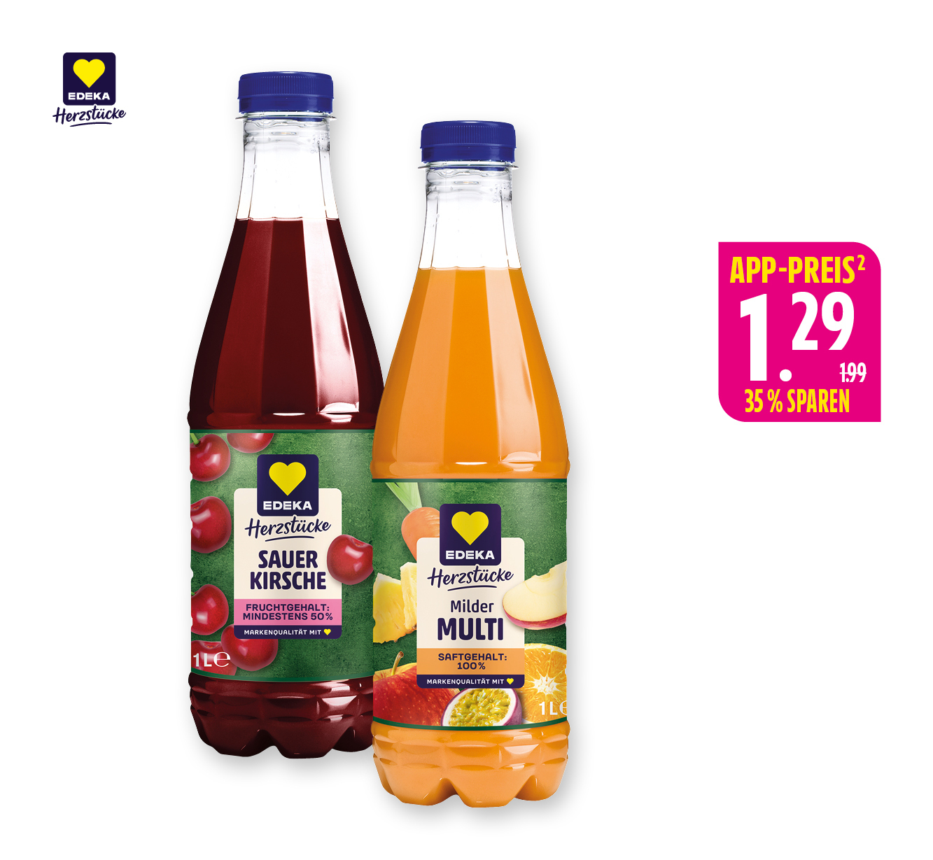 EDEKA Herzstücke Saft, Nektar oder Fruchtsaftgetränk