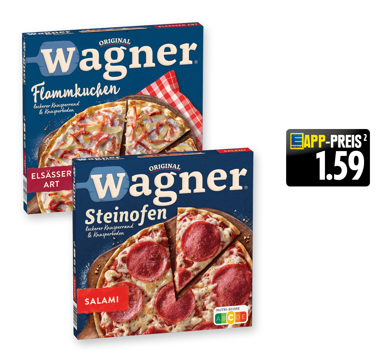 Original Wagner Steinofen Pizza oder Flammkuchen