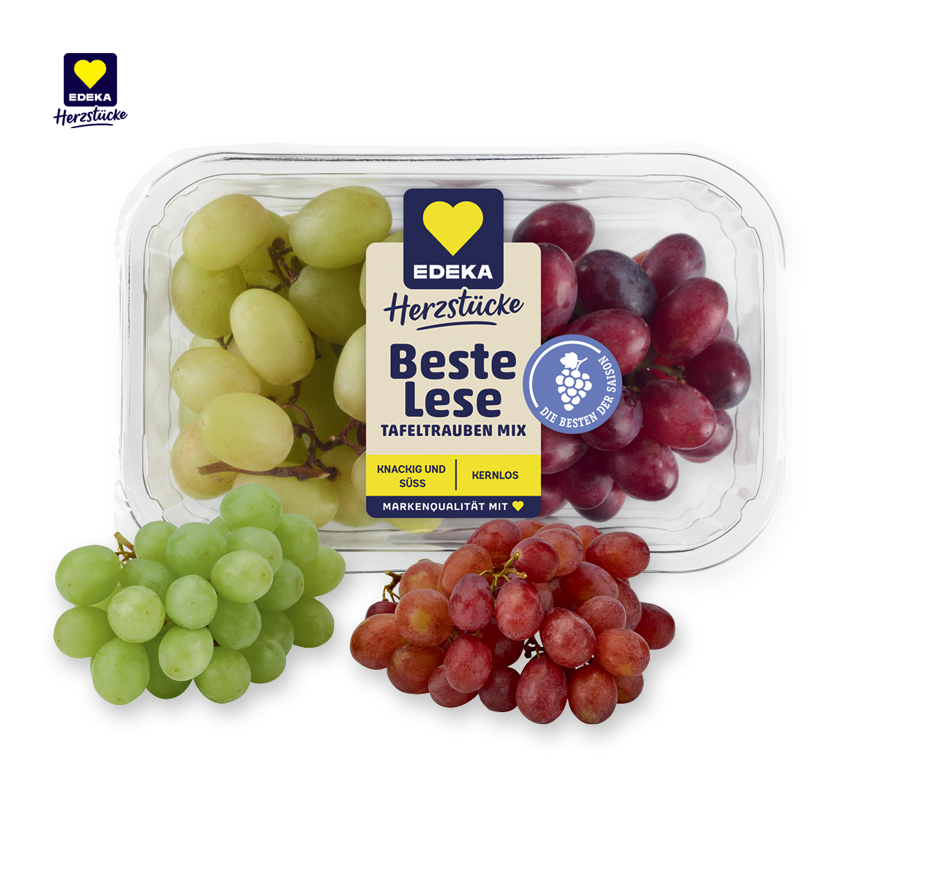 EDEKA Herzstücke ⁣Beste Lese Tafeltrauben Mix