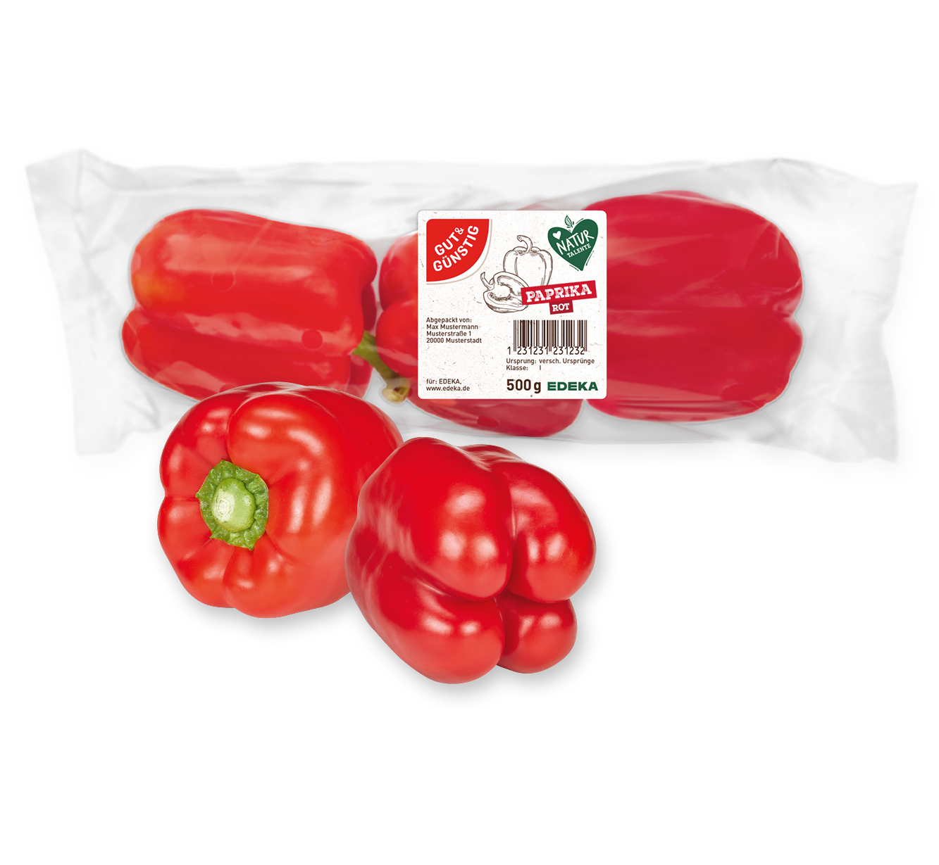 Gut & Günstig <br />
Paprika rot