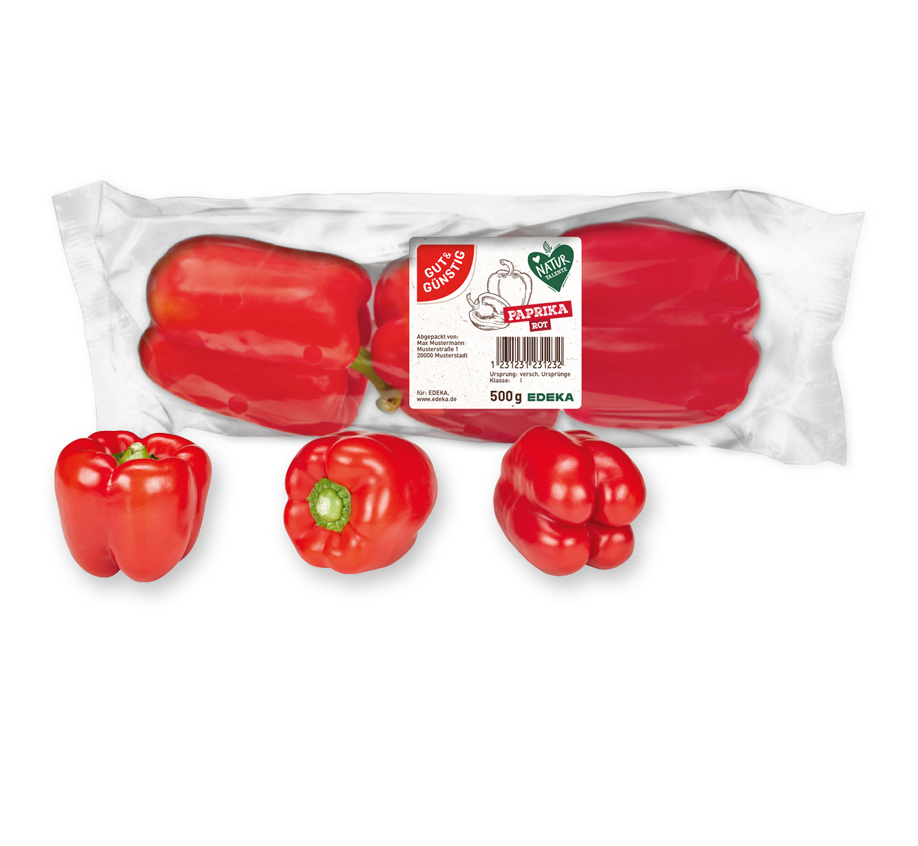 Gut & Günstig<br />
Paprika rot