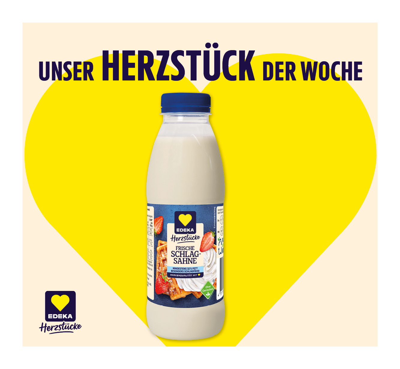EDEKA Herzstücke Frische Schlagsahne