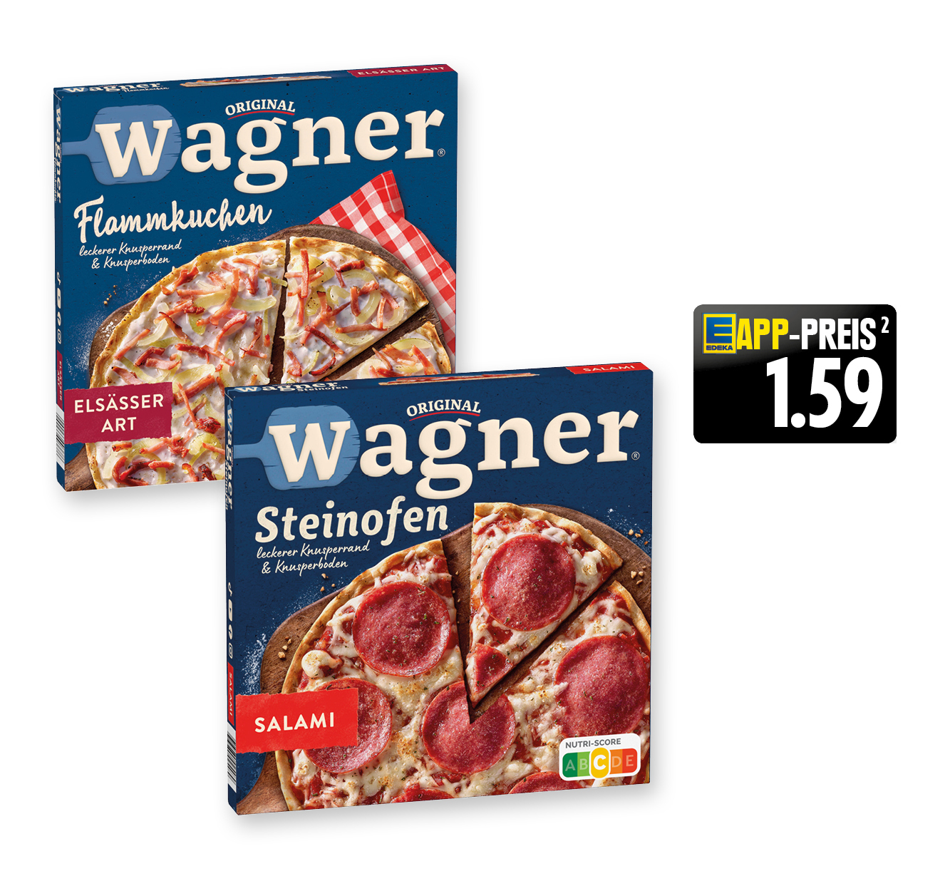 Original Wagner<br />
‍Steinofen Pizza oder Flammkuchen