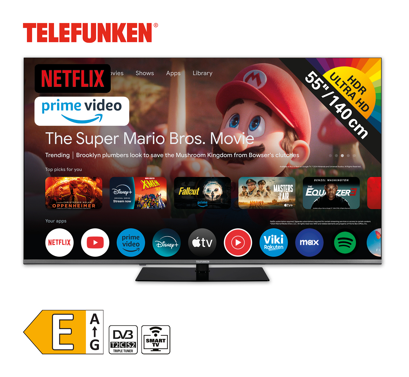 4K UHD TV 55"