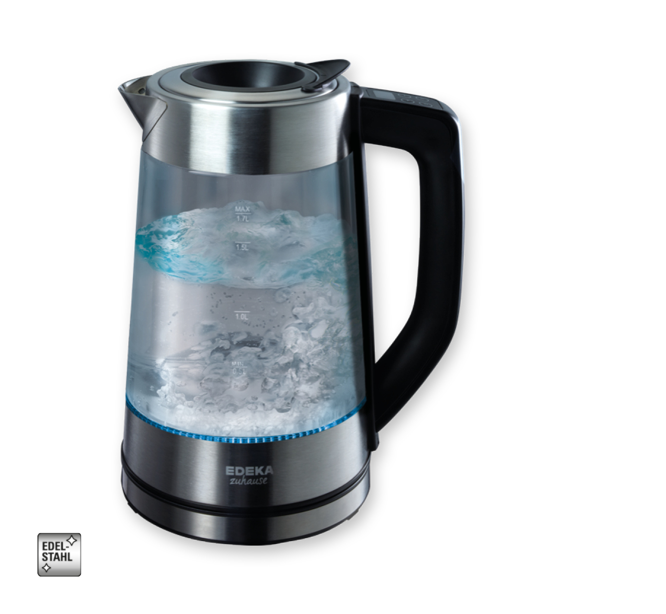 EDEKA zuhause <br />
Glas-Wasserkocher