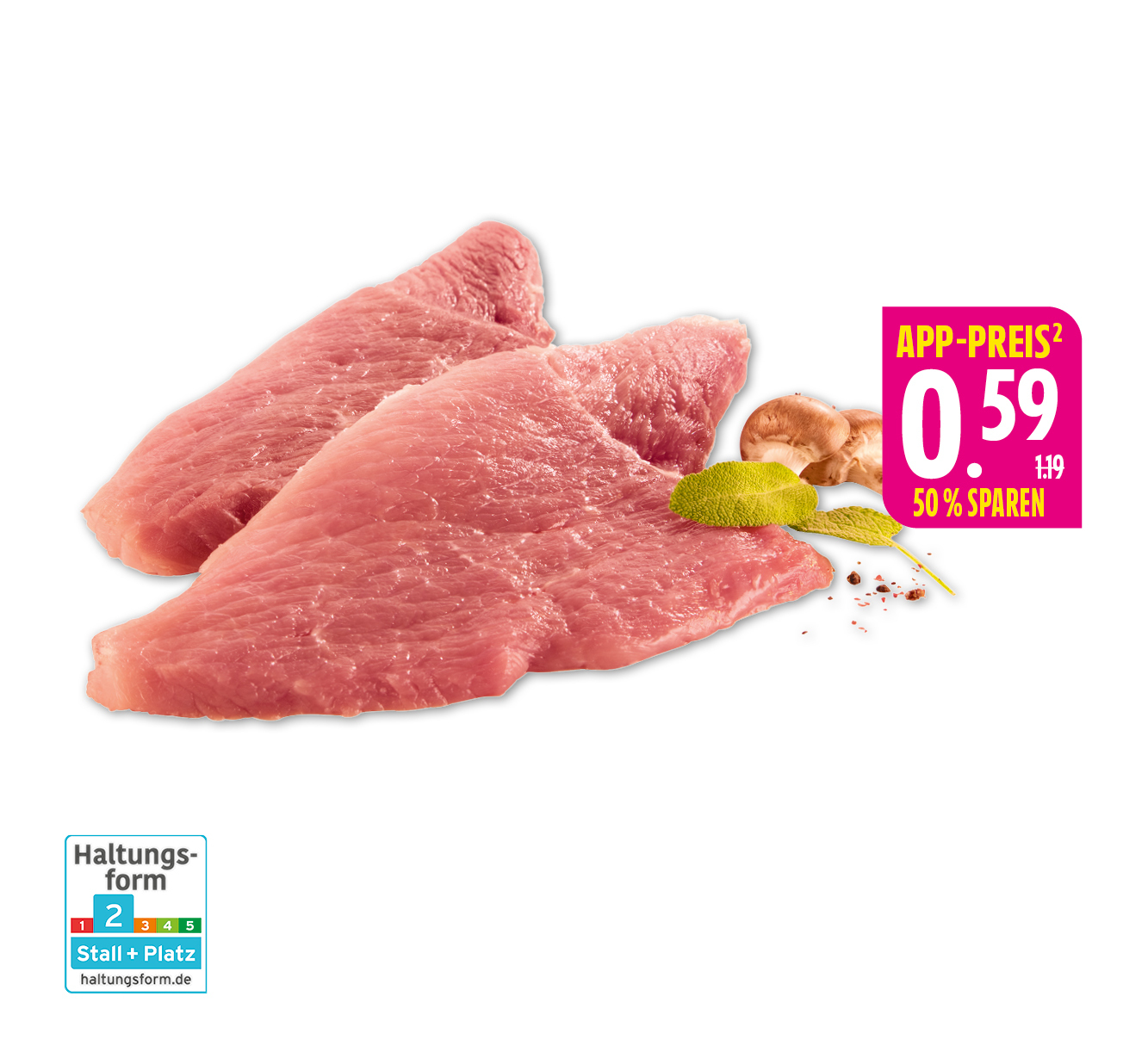 ⁣⁣Schweineschnitzel