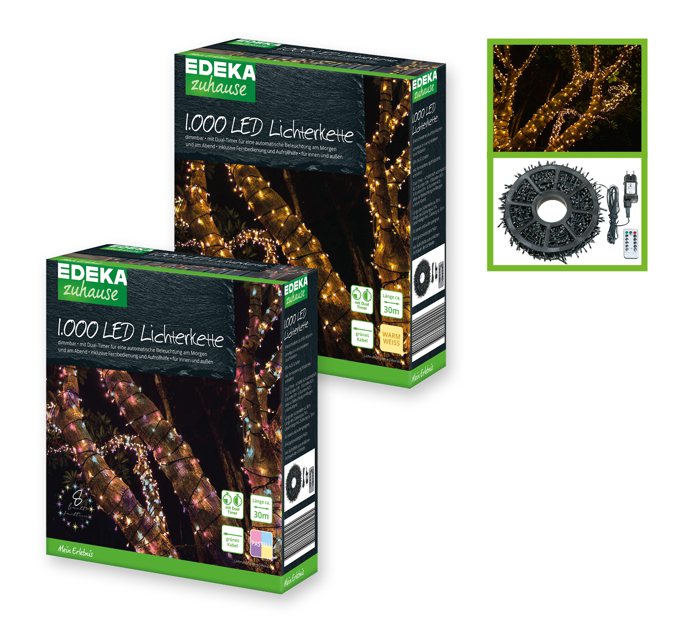 EDEKA zuhause<br />
1000 LED Lichterkette