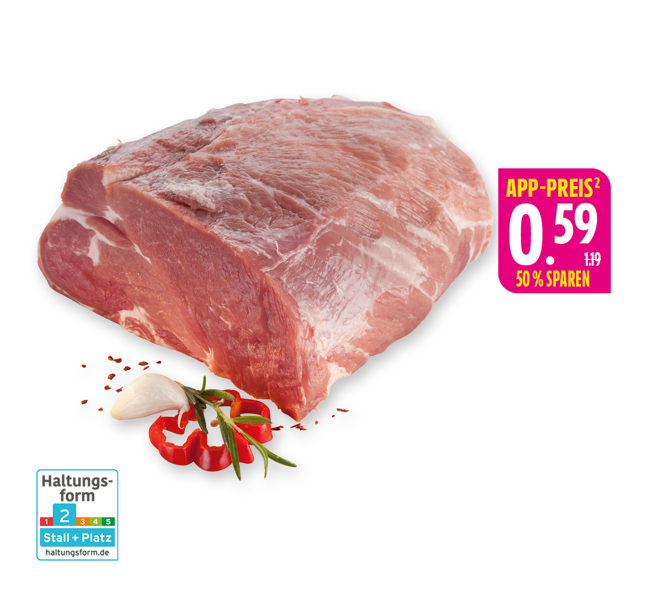 Schweinekamm/-nackenbraten