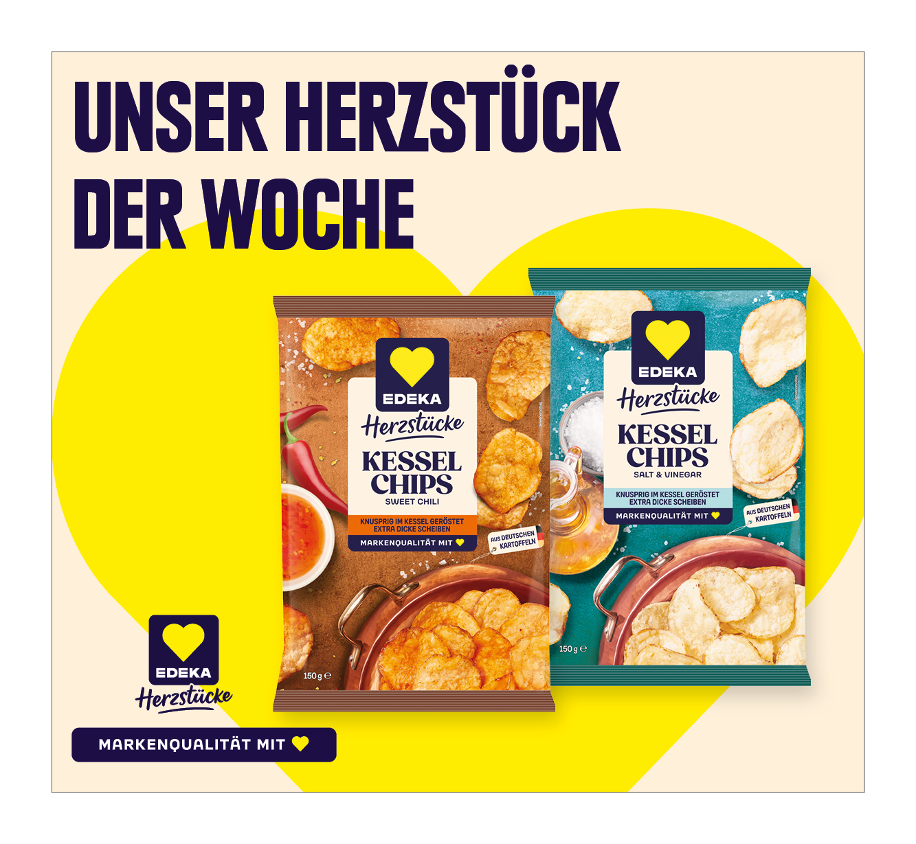 EDEKA Herzstücke<br />
‍Kesselchips