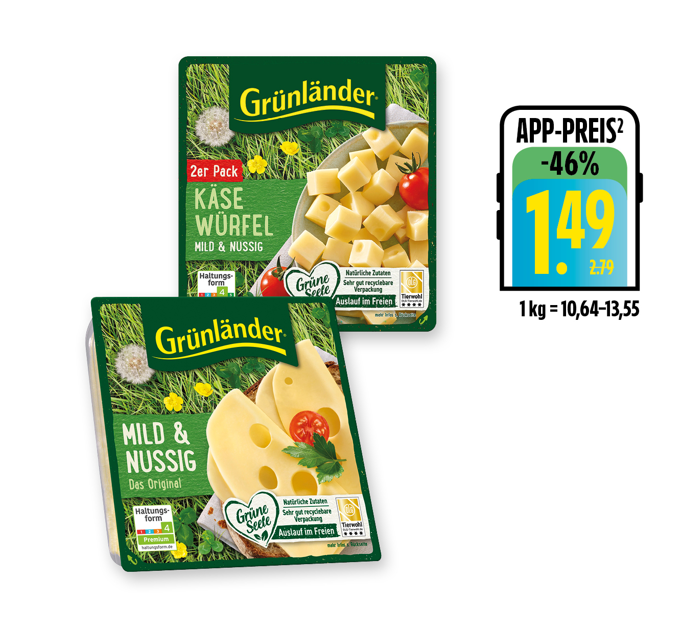 Grünländer <br />
Käse