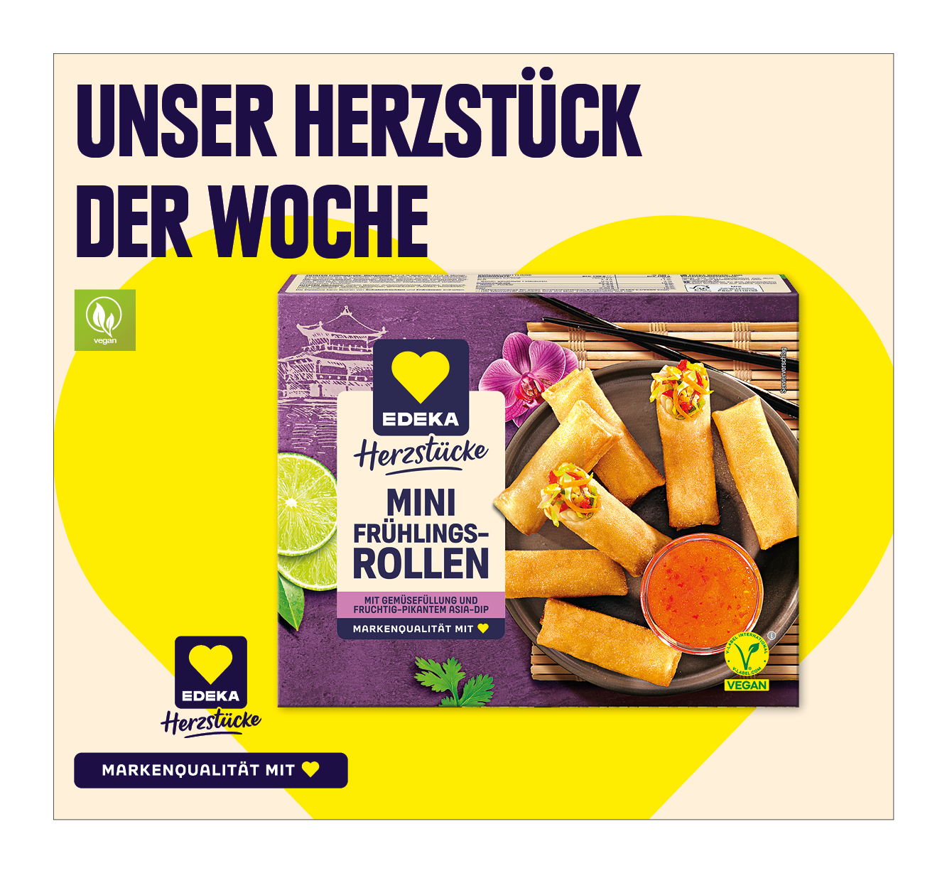 EDEKA Herzstücke<br />
‍Mini Frühlings-Rollen