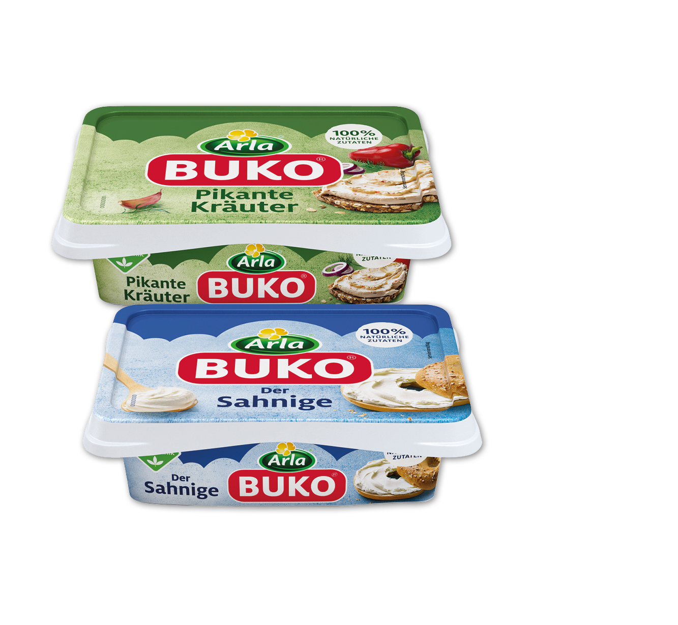Arla<br />
‍Buko Frischkäse<br />
oder -zubereitung