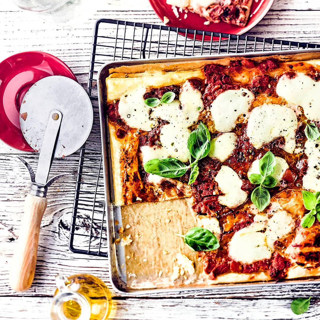 Blätterteigpizza